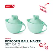 Dash DPBM002 Popcorn Ball Maker manual cover