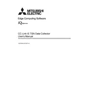 Mitsubishi SW1DNN-DCCCIET-M Data Collector manual cover