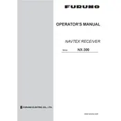 Furuno NX-300 Receiver manual cover