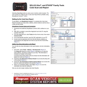 Snap-on Ethos Family Scanner manual cover