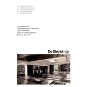 De Dietrich DHD1524X Hood manual cover