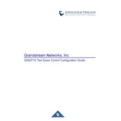 Grandstream GDS3710 Two Doors Control Door System manual cover