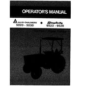 Allis-Chalmers 5020 Tractor manual cover