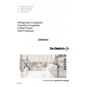 De Dietrich DKP844X Refrigerator manual cover