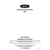 AGA Six Four Series DC6 FFD LPG Cooker manual cover