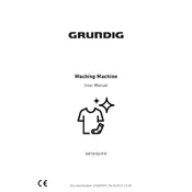 Grundig FiberCatcher GW781041F Washing Machine manual cover