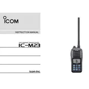 Icom IC-M23 Transceiver manual cover