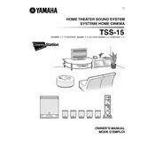 Yamaha TSS-15 Sound System manual cover