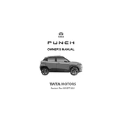 Tata Punch Car manual cover