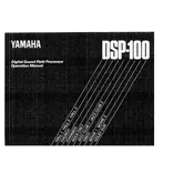 Yamaha DSP-100 Processor manual cover