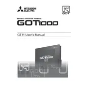 Mitsubishi GOT1000 GT11 Graphic Terminal manual cover