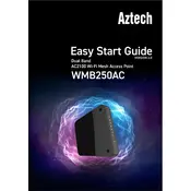 Aztech WMB250AC Router manual cover