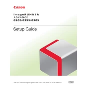 Canon imageRUNNER ADVANCE 8295 manual cover