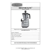 Back To Basics L5735 SE2000 Smoothie Maker manual cover