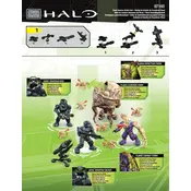 Mega Construx Mattel Halo Flood Hunters Battle Unit CXL10 Construction Set manual cover