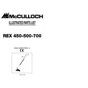 McCulloch REX450 manual cover