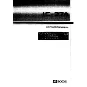 Icom IC-37A Transceiver manual cover