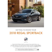 Buick Regal Sportback 2018 manual cover