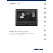 TC Electronic Clarity M Stereo manual cover