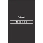 Fender The Bends Effects Pedal manual cover