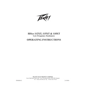 Peavey HiSys 112XT Speaker manual cover