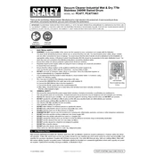 Sealey PC477 Vacuum manual cover