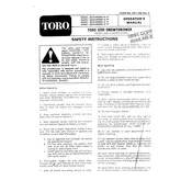 Toro S200 38130 Snow Thrower manual cover