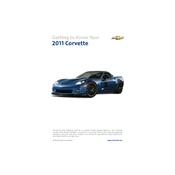 Chevrolet Corvette 2011 manual cover