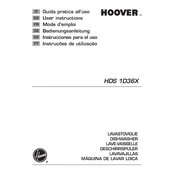 Hoover HDS 1D36X manual cover