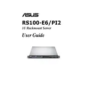 ASUS RS100-E6-PI2 Server manual cover