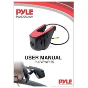 Pyle PLDVRWFI65 Dash Cam manual cover