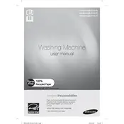 Samsung PowerFoam WF431ABE Washing Machine manual cover