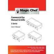 Magic Chef M16MG Griddle manual cover