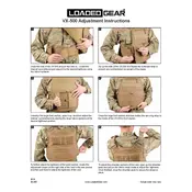 Barska Loaded Gear VX-500 BI12290 Tactical Vest manual cover