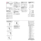 Mitsubishi GOT1000 1D7M80 Cover manual cover