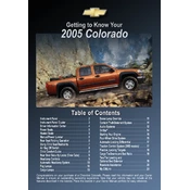 Chevrolet Colorado 2005 manual cover