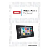 Simrad MO Series Monitor manual cover