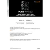 be quiet! Pure Wings 92mm Fan manual cover