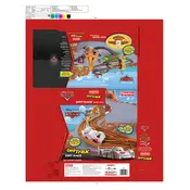 Fisher Price Mattel GeoTrax Disney Pixar Dirt Race Track V9958 Toy manual cover