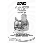 Fisher Price Mattel Baby Playzone Sit and Pound Arcade 73482 Toy manual cover