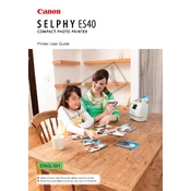 Canon Selphy ES40 manual cover