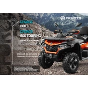 CFMOTO CFORCE 600 Touring CF600AU-3L 2022 ATV manual cover