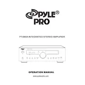 Pyle PT680A Amplifier manual cover