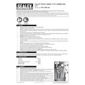 Sealey PT1170H.V2 Pallet Truck manual cover