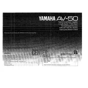 Yamaha AV-50 Amplifier manual cover