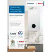 Worcester 4000 12kW Boiler manual cover