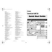 Canon CanoScan LiDe 50 manual cover