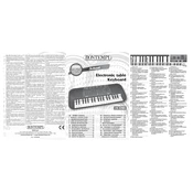 Bontempi 15 3785 Electronic Table Keyboard manual cover