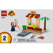 LEGO 76943-2 Construction Set manual cover