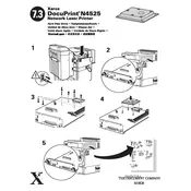 Xerox DocuPrint N4525 Hard Disk Drive Printer manual cover